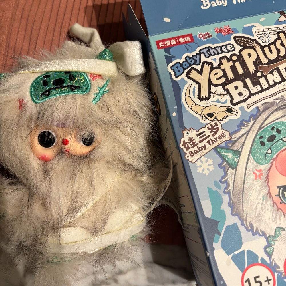 Baby Three Yeti Plush Blind Box Snowveil Spirit